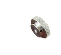 Stepper electronic starter Fine-tune Adjustment Knurled Handwheel Knob Blind-Hole Type Aluminium Alloy Wheel Parts IINKUEYK(Outer diameter 42mm,8mm Blind hole)
