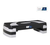 HOMCOM Stepper Fitness Aerobic - Aosom.fr x FFHandball - hauteur réglable 10/15/20 cm surface antiderapante 80 x 31 x 20 cm noir gris clair