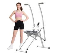 Stepper Fitness Appartement,CEIEVER Stepper d'escalier pour la Maison avec Écran LCD Grimpeur d'escalier avec Guidon et pédales réglables Escalier Sport for Exercices de Gym à Domicile