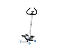 HomCom Stepper avec guidon – Stepper fitness écran LCD résistance réglable Acier Blanc/Bleu/Noir