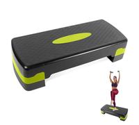 Stepper Fitness Casa, Step Fitness avec hauteur réglable 10-15 cm, avec revêtement antidérapant, aérobic et exercice pour entraînement en salle de sport, 67x27 cm
