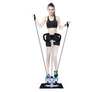 Stepper Fitness Stair Stepper Réglable en Hauteur Marche D'escalier avec Bande De Résistance Et écran,Steppers pour l'exercice à La Maison Escalier Sport Machine,pour Maison, Appartement, Bureau