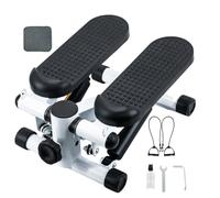 Stepper Mini,Appareil de Marche avec Bandes de Résistance | Machine de Renforcement Musculaire | pour Fitness en Intérieur Maison Bureau Salle de Sport