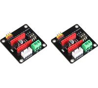 Stepper Motor Driver Control Panel Extension Module for 3D Printer A4988 DRV8825/A4988 for Arduino UNO R3 (2 Pack)
