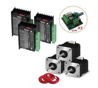 Stepper Motor Driver Controller TB6600 and 17HS4401 Nema17 Stepper Motor 42 Motor Nema 17 Motor 42BYGH 1.5A Motor(With Dupont)