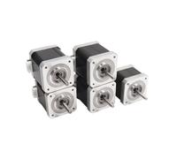 Stepper Motors, Kit moteur Moons complet for imprimante 3d Cube, avec 5 moteurs et câbles de 1 mètre, Compatible avec,for Motor Kit(Dual Z axis)