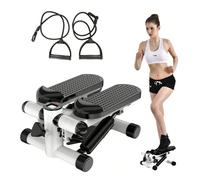 Stepper pour la maison, Stepper 120kg avec écran pour l'entraînement des jambes et des fessiers, Mini Stepper Sport Stepper Twister Stepper - vérins hydrauliques sans usure - sans bruit Acier Hadfield
