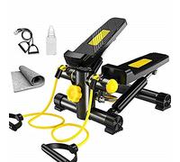 Stepper, Side Stepper Side Fitness Machine INCL Resistance Bands and Carpet, Mini Fitness Exercise Machine Stepper, Leg