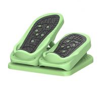 Stepper sous Le Bureau - Mini Stepper Vert réglable pour Faire de l'exercice à la Maison, Exercice des Jambes en Position Assise avec pédales de Massage antidérapantes