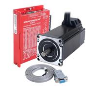 STEPPERONLINE Moteur pas à pas à boucle fermée 1 axe CNC KIT 3,0 Nm/4,9 oz moteur Nema 23 5,0 A avec câbles de 1,5 mètre et pilote pas à pas en boucle fermée 0-7,0 A 24-50 VDC CL57Y-V20