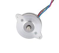 STEPPERONLINE Nema 14 bipolaire rond 0,9 deg 5 Ncm 0,5 A Φ36 x 12 mm 4 fils pour machine à graver CNC, imprimante 3D