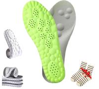 Steppers Insoles for Men Women,4D Technology Memory Foam Shock Insoles,with Arch Support,Revolutionary Orthopedic Insole
