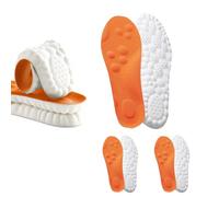 Steppers Lot de 2 paires de semelles intérieures Steppers pour homme et femme, semelle intérieure en mousse à mémoire de forme 4D pour un confort tout au long de la journée et soulage la fatigue du