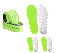 Steppers Lot de 2 paires de semelles intérieures Steppers pour homme et femme, semelle intérieure en mousse à mémoire de forme 4D pour un confort tout au long de la journée, soulage la fatigue du pied