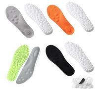 Steppes Semelles intérieures Stepprs Cloud pour homme et femme - Semelles souples et confortables pour toute la journée (4 paires, homme 12 à 13/femme 13 à 14)