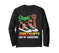 Steppin' Into Juneteenth Like My Ancestors African American Manche Longue