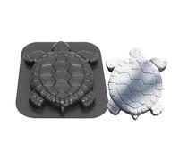 Stepping Stone Mold - PP 44x38cm | Turtle-Shaped Concrete Mold For Walkways | Reusable Crafting And DIY Projects Tortoise Mould For Beginners Professionals Artists Landscapers