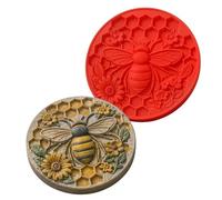 Stepping Stone Molds - Round Path Paver Form, DIY Cement Casting Frame