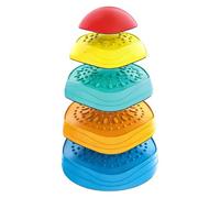 Stepping Stones Balance Game - Kids Coordination Play Equipment, Non-Slip with Multiple Heights, Sturdy with Bright Colors, Outdoor Toy 5 Pack, Perfect Set for Boys Girls