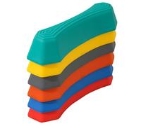 Stepping Stones for Kids, 6PCS Balance en plastique non glisser les pierres tremplines empilables Toddler Flexible combinaison Toys sensoriels pour l'équilibre intérieur et extérieur, équilibrage