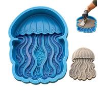 Stepping Stones Kit 3D Printing Reusable Sea Theme Decorations Mould | Concrete Stepping Stone Molds for Garden Patio Yard Backyard Walkway Path Outdoor Christmas Painting Family