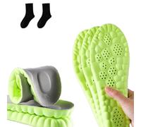 Stepprs Massage Insoles, Ultra-Light 4D Elastic Cloud-Soled Lightweight Insole, Insole For Plantar Fasciitis, Provides Medial Arch Support, For Sports, Breathable (COLOR-D,37-38)