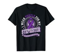Stepsister Ruban Violet pour Sensibilisation au Cancer du pancréas T-Shirt Graphique avec Valeur