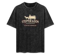 Steptoe and Son Men's T-Shirt Unisex Black Cotton Hip Hop Print Tee Shirts L