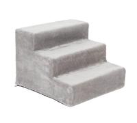 Stepway Escalier pour animal domestique, montage facile par emboîtement, hauteur : 30 cm, marches, pratiques, stables et antidérapantes, housse amovible et lavable, idéal pour chiots