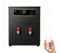 Stepwise Layer Heating Commercial Hot Water Machine, 35L Commercial Water Boiler, Distributeur Eau Chaude 85L/H Sortie Continue, 40-100°C Réglable, Sans Eau Reboutillée(Black,2)