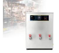 Stepwise Layer Heating Commercial Hot Water Machine, 35L Commercial Water Boiler, Distributeur Eau Chaude 85L/H Sortie Continue, 40-100°C Réglable, Sans Eau Reboutillée(Silver,3)