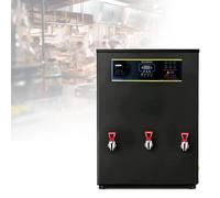 Stepwise Layer Heating Commercial Hot Water Machine, 35L Commercial Water Boiler, Distributeur Eau Chaude 85L/H Sortie Continue, 40-100°C Réglable, Sans Eau Reboutillée(Black,3)