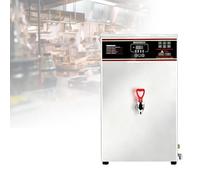 Stepwise Layer Heating Commercial Hot Water Machine, 35L Commercial Water Boiler, Distributeur Eau Chaude 85L/H Sortie Continue, 40-100°C Réglable, Sans Eau Reboutillée(Silver,1)