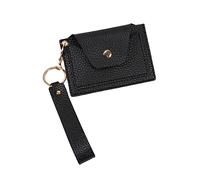 STERCULIA Pilulier de contrôle de la naissance en cuir synthétique avec dragonne amovible (noir)