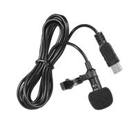 Stereo 150cm Professional Mini USB omnidirectionnel Mic Microphone avec col Clip pour Gopro Hero 3 3 4