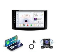 Stéréo automatique sans fil CarPlay et Android compatible avec Chevrolet Aveo 2006-2012 | Écran tactile 15 Navigation avec GPS, 4G LTE/WiFi, Bluetooth, caméra de recul | Plug & Play