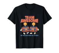 Stéréo Boombox Brainstorm Team Awesome Retro des années 80 T-Shirt