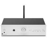 Pro-Ject Amplificateur Stereo Box E – Haute-fidélité, 7 entrées, AptX HD Bluetooth – Argent