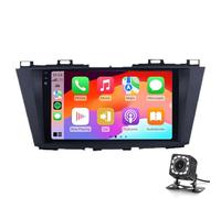 Stéréo De La Voiture Andriod Double-din Pour Ma-zda 5 2010-2015 Gps Navi Intéressée Carplay Et Android Auto Affichage De L'écran Split Affichage Usb, Caméra De Sauvegarde Radio Blu(Color:4-Core 1+32G)