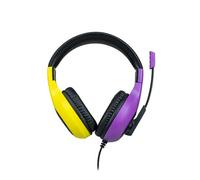 Bigben Interactive Casque stéréo gaming V1 - Microphone détachable, filaire - Violet/Jaune (Switch)