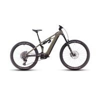 Vtt electrique tout suspendu cube stereo hybrid one77 hpc tm 800 sram gx eagle axs 12v 800 wh 29 27 5 vert dusty olive 2025