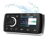 Stéréo Marine - Lecteur audio vidéo DAB+/FM/AM avec Bluetooth Streaming - Pour yacht, bateau, UTV, ATV, Power Sport, Spa