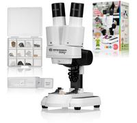 Stéréo microscope BRESSER JUNIOR 20x-50x double éclairage LED weiß G