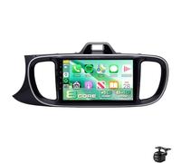 Stéréo mise à niveau d'autoradio Double Din 9"pour Kia Rio 2017 2018 2019