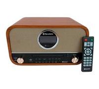 Stéréo Vintage, Radio Numérique FM, Lecteur CD-MP3 Bluetooth USB Enregistrement, Roadstar, HRA-1782NBT, , Bois Bois G