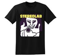 Stereolab French Disko Super Electric Funny Soft Tee Shirts Unisex Men Tee Shirt Black L