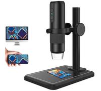 Stéréomicroscope, Microscope numérique professionnel USB avec 8 LED, endoscope, zoom 1600x, loupe for téléphone portable, PC, outils de soudage pièces monnaie