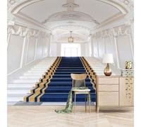 Stéréoscopique Architecture Palais Escaliers Art Papier Peint 3d Moderne Soie Texturée Haut De Gamme IdéAl Pour Le Salon Et La Chambre à Coucher-150cm×105cm