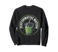 Stéréotype Masculin performatif pour Amoureux du Matcha Gen Z Sweatshirt