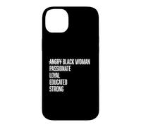Stéréotypes de Femme Noire en colère Coque pour iPhone 14 Plus